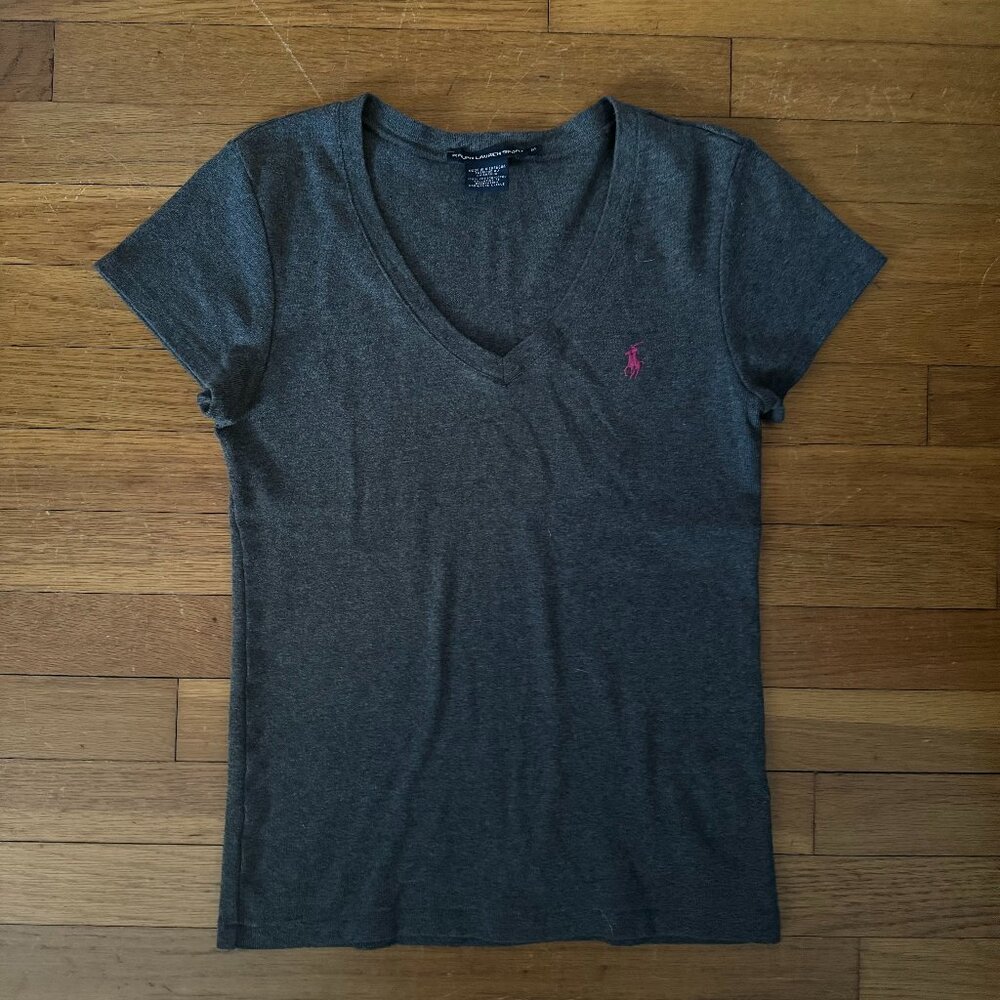 Ralph Lauren Sport Cotton Vneck Tshirt